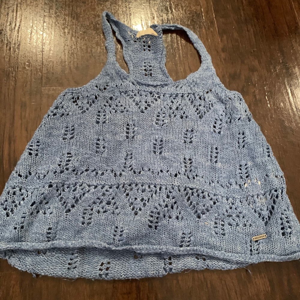 Hollister crochet tank